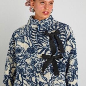 Damson madder fleece jacket